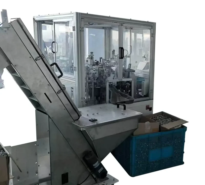 fiber connector assembly machine