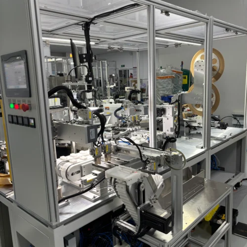 Alternative view of Surgical Blade Assembly Machine Making Machine