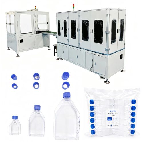 cell culture flask packing machine assembly machine