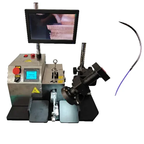 PRESS NEEDLE SUTURE NEEDLES CRIMPING MACHINE CAMERA