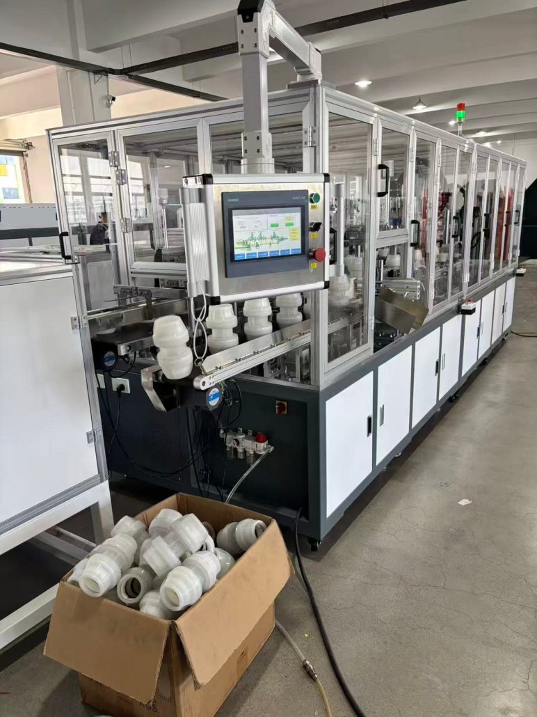 2inch connector adaptor coupler assembly machine