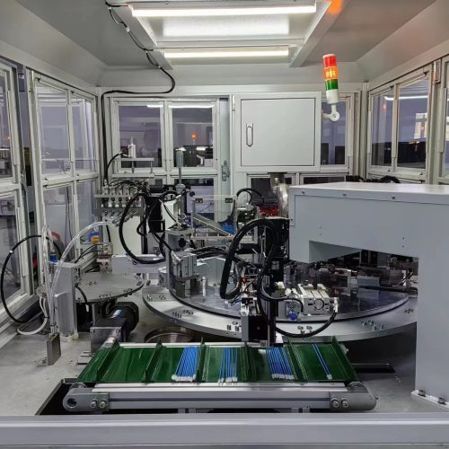 Alternative view of Cervical Sampling Brush Assembly Machine Making Machine